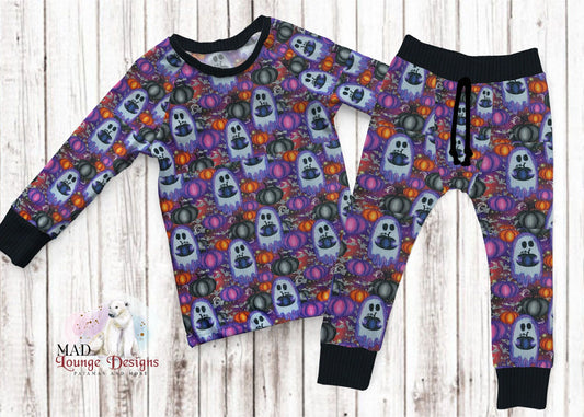 Purple Ghosts PJs