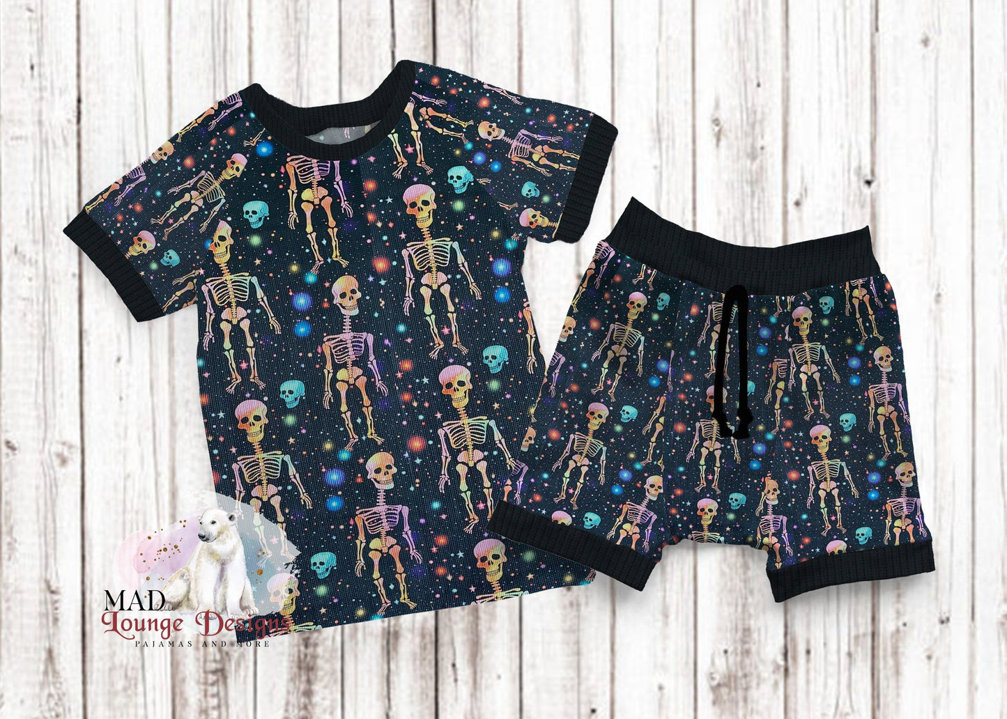 Neon Skellies PJs