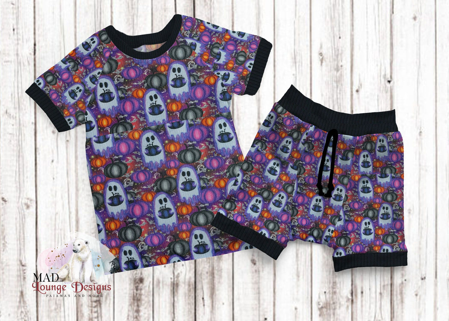 Purple Ghosts PJs